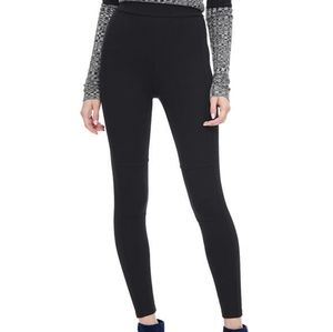 Splendid black moto leggings